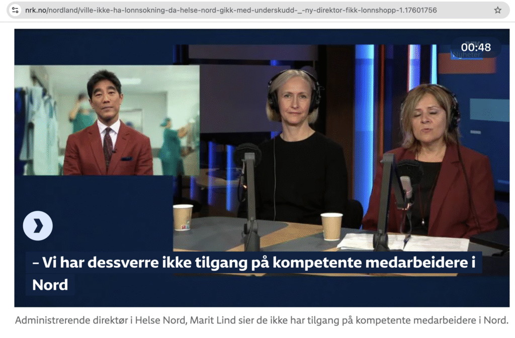 Skjermdump fra NRK